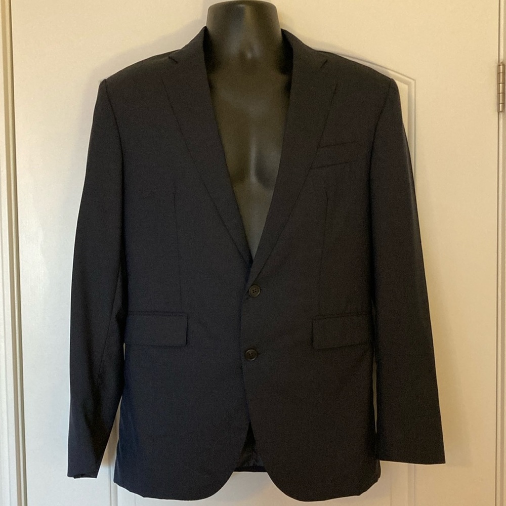 Seize sur Vingt New York Slim Men's Navy Blazer Handmade in Bari Italy 38R EUC